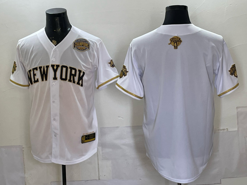 Men New York Knicks blank white 2026 Nike NBA jersey 0625009